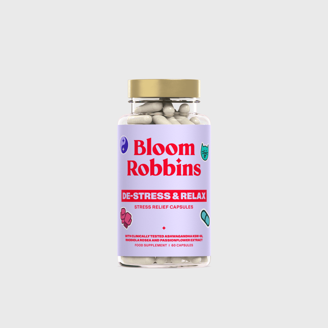 Anti-Stress Vitamins with Ashwagandha – Capsules