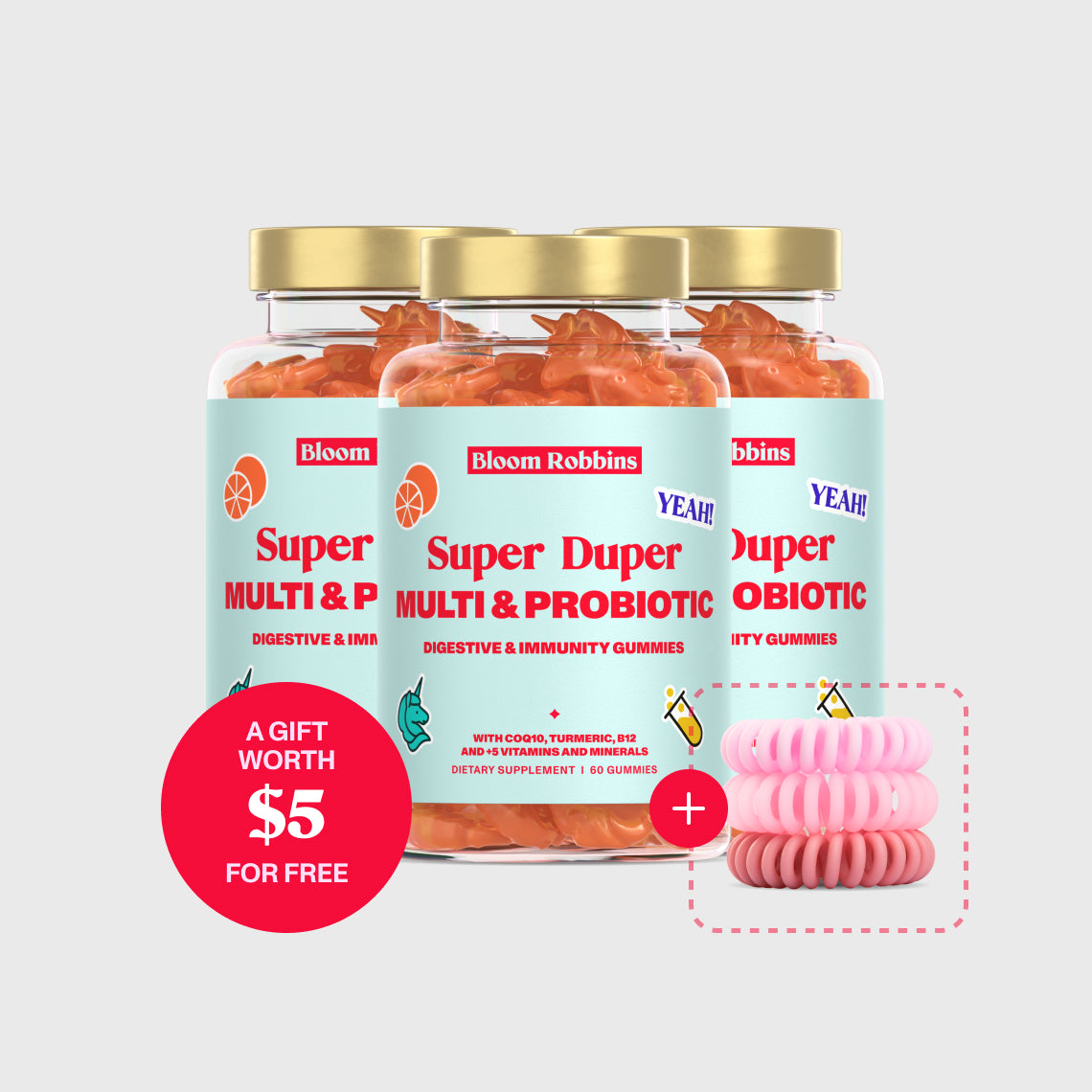 Super Duper MULTI & PROBIOTIC - GUMMIES – Bloom Robbins